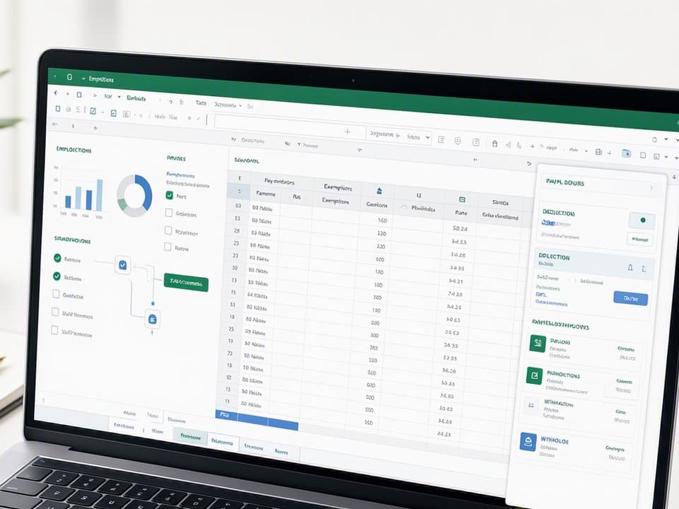 Employee roster tab structures the foundation for accurate payroll calculations
