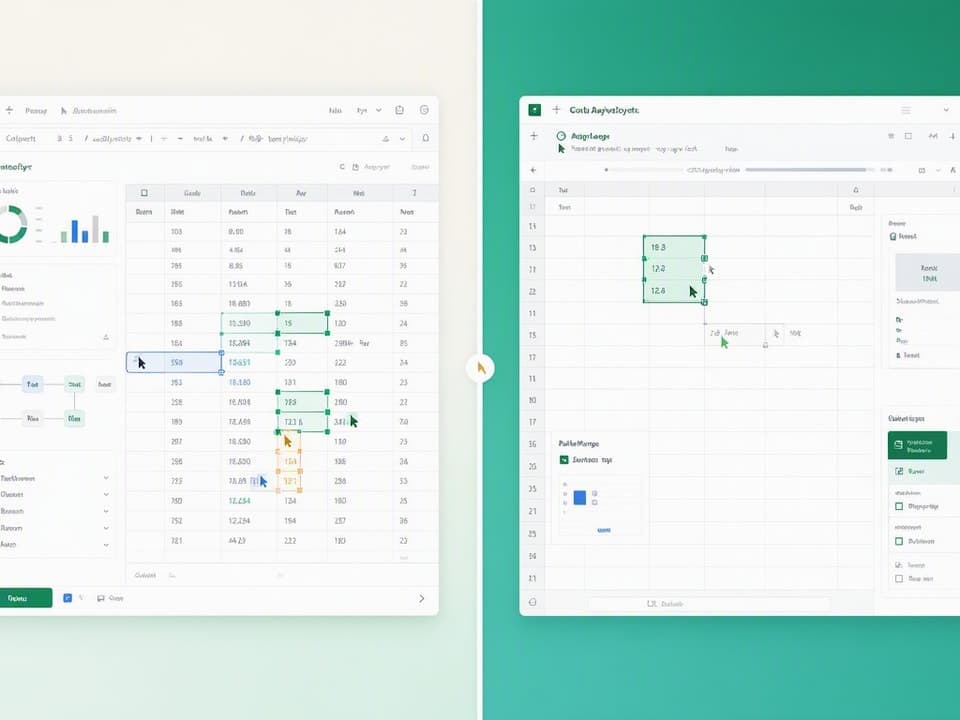 Google Sheets updates instantly while Excel co-authoring syncs every few seconds