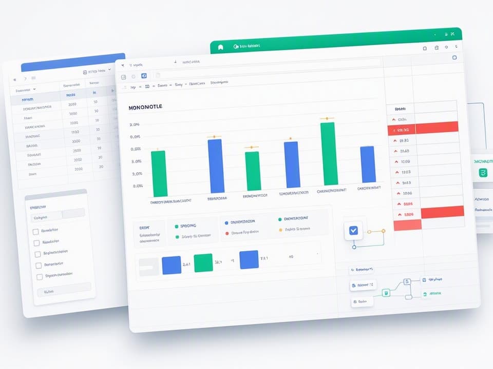 Pre-built dashboard with category totals and visual variance tracking