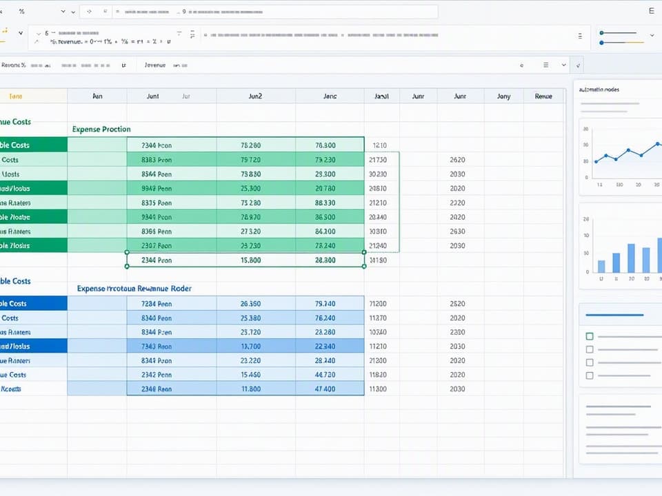 Separate fixed and variable expenses to improve forecast accuracy as revenue changes