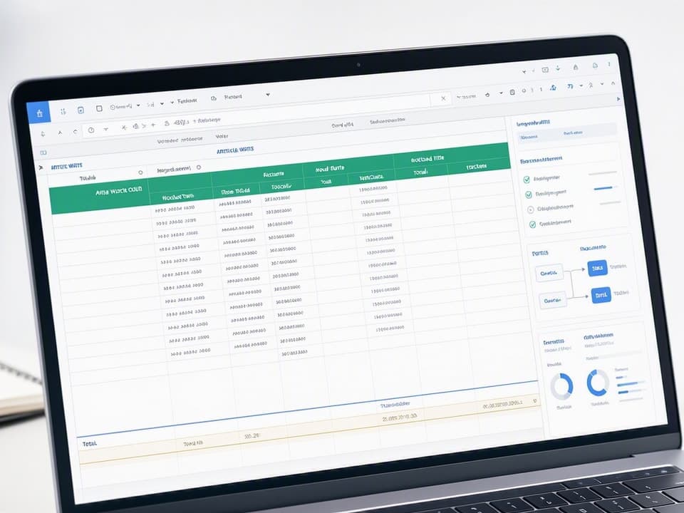 Per-word invoicing formulas eliminate manual math for content creators billing multiple articles